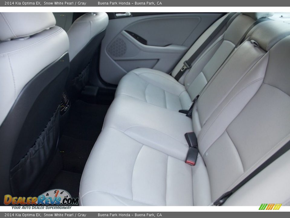 2014 Kia Optima EX Snow White Pearl / Gray Photo #4