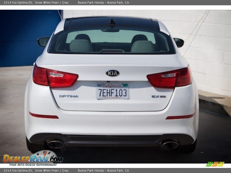 2014 Kia Optima EX Snow White Pearl / Gray Photo #9