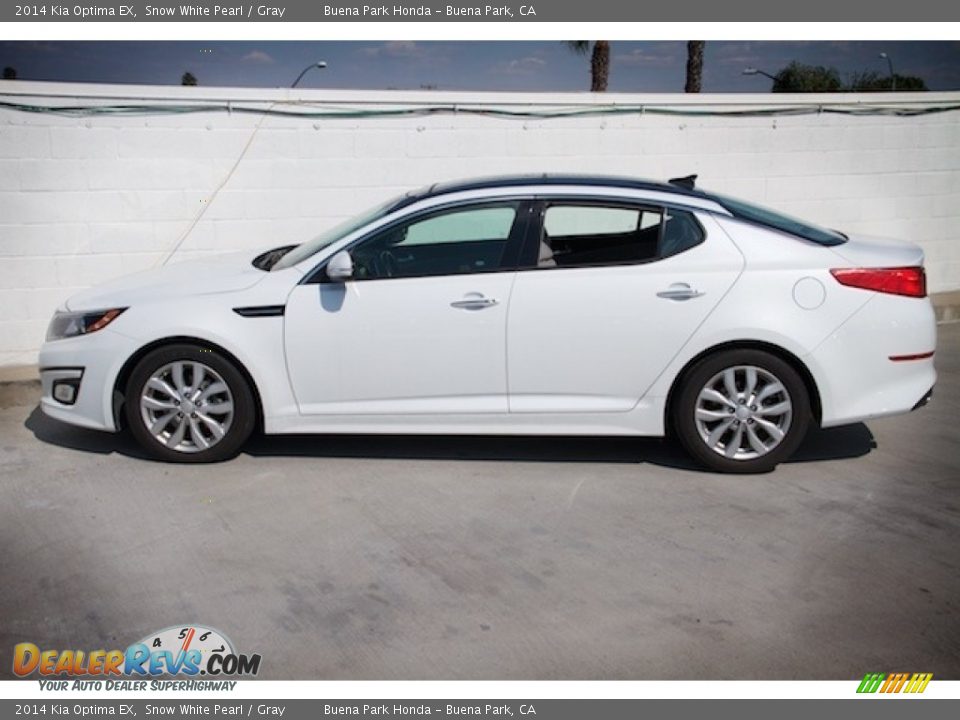 2014 Kia Optima EX Snow White Pearl / Gray Photo #10