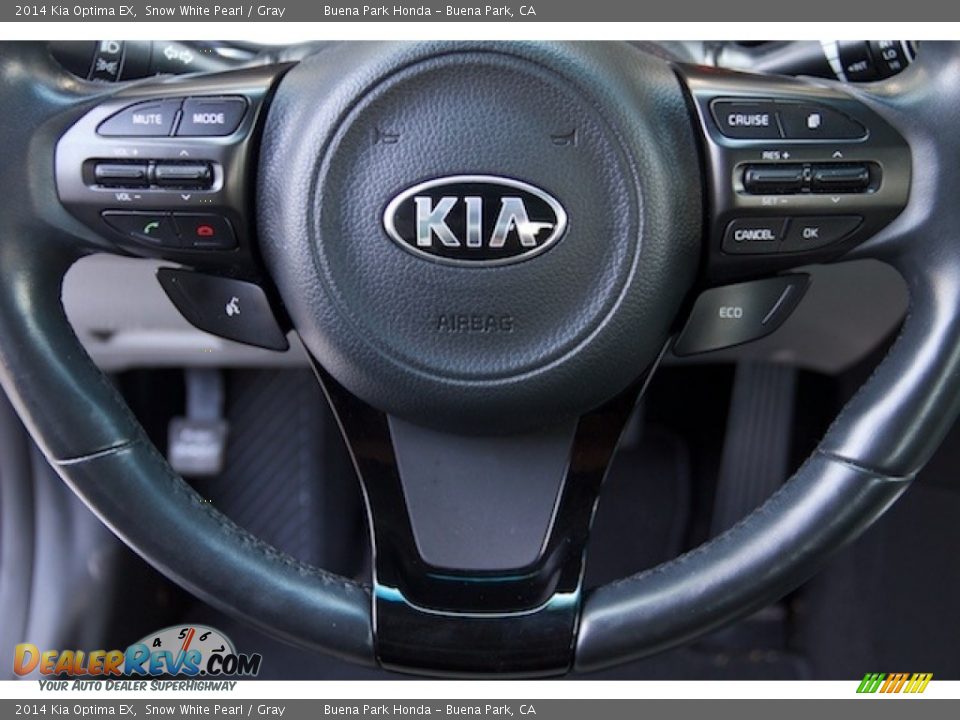 2014 Kia Optima EX Snow White Pearl / Gray Photo #11