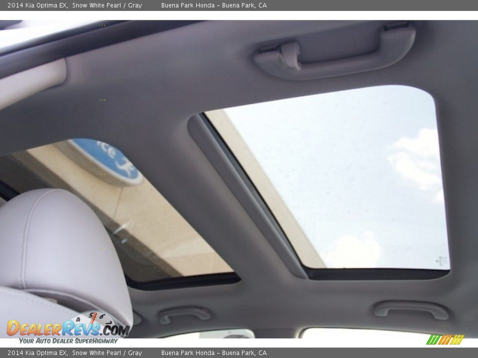 2014 Kia Optima EX Snow White Pearl / Gray Photo #13