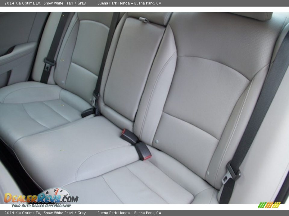 2014 Kia Optima EX Snow White Pearl / Gray Photo #14