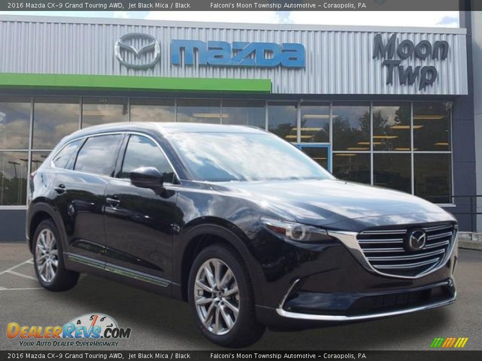 2016 Mazda CX-9 Grand Touring AWD Jet Black Mica / Black Photo #1