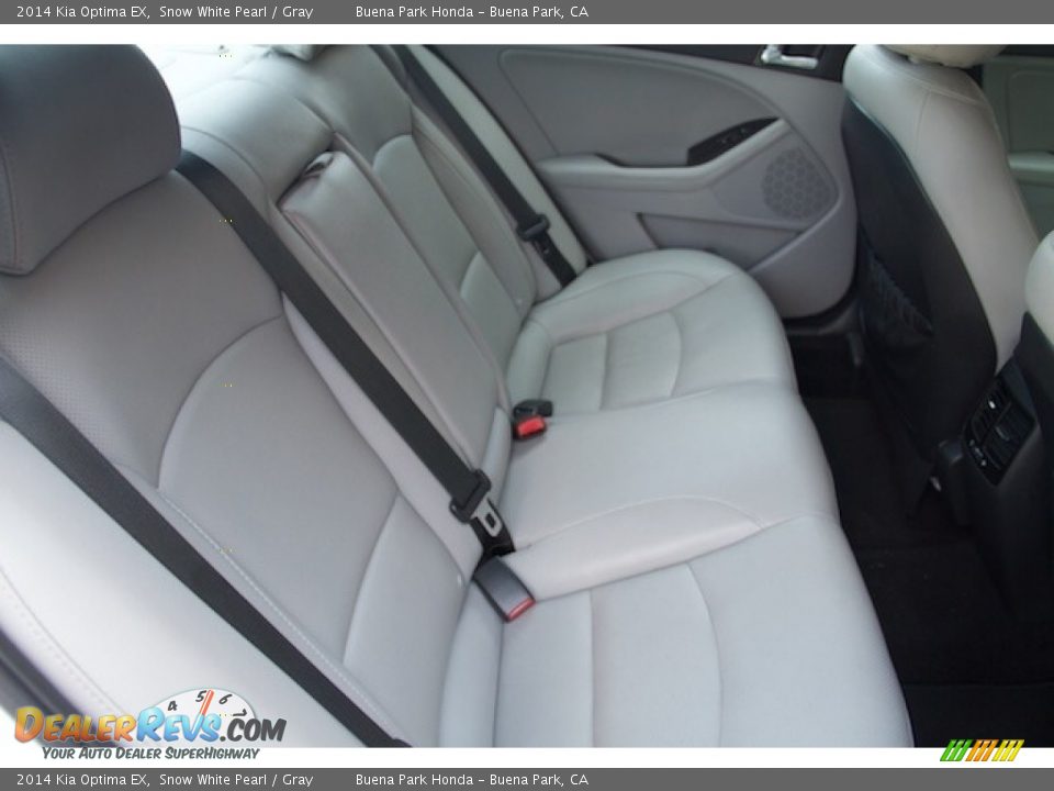 2014 Kia Optima EX Snow White Pearl / Gray Photo #15