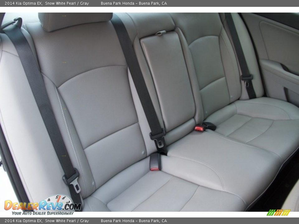 2014 Kia Optima EX Snow White Pearl / Gray Photo #16