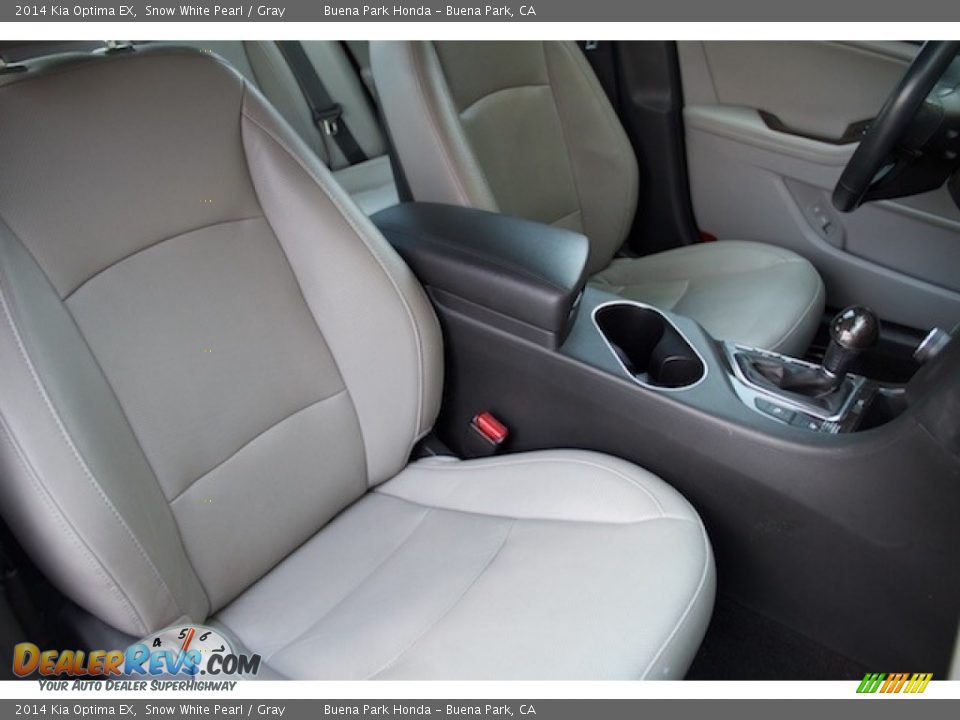 2014 Kia Optima EX Snow White Pearl / Gray Photo #18