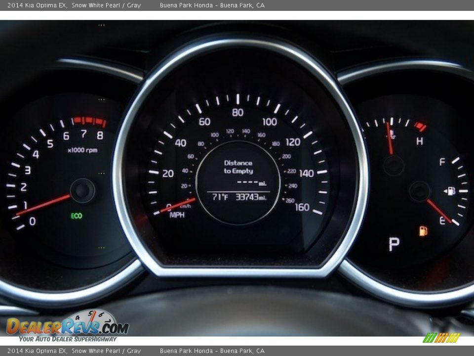 2014 Kia Optima EX Snow White Pearl / Gray Photo #21