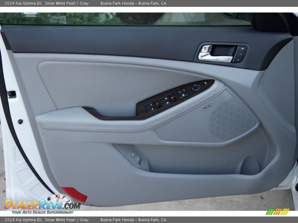 2014 Kia Optima EX Snow White Pearl / Gray Photo #22