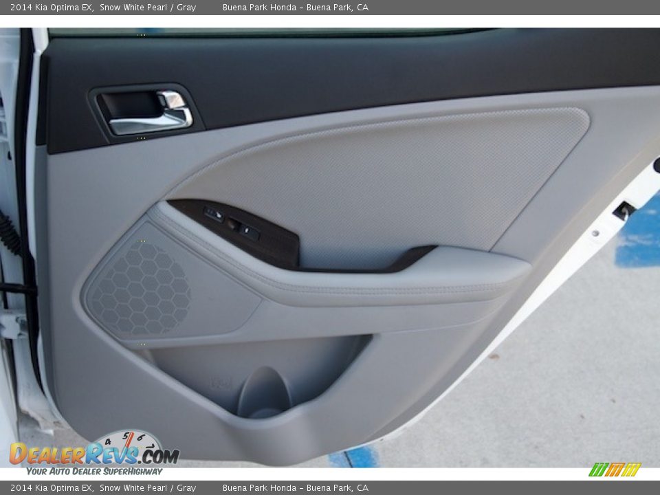 2014 Kia Optima EX Snow White Pearl / Gray Photo #24