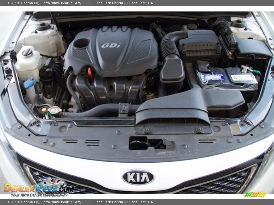 2014 Kia Optima EX Snow White Pearl / Gray Photo #26