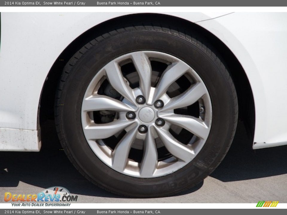 2014 Kia Optima EX Snow White Pearl / Gray Photo #28
