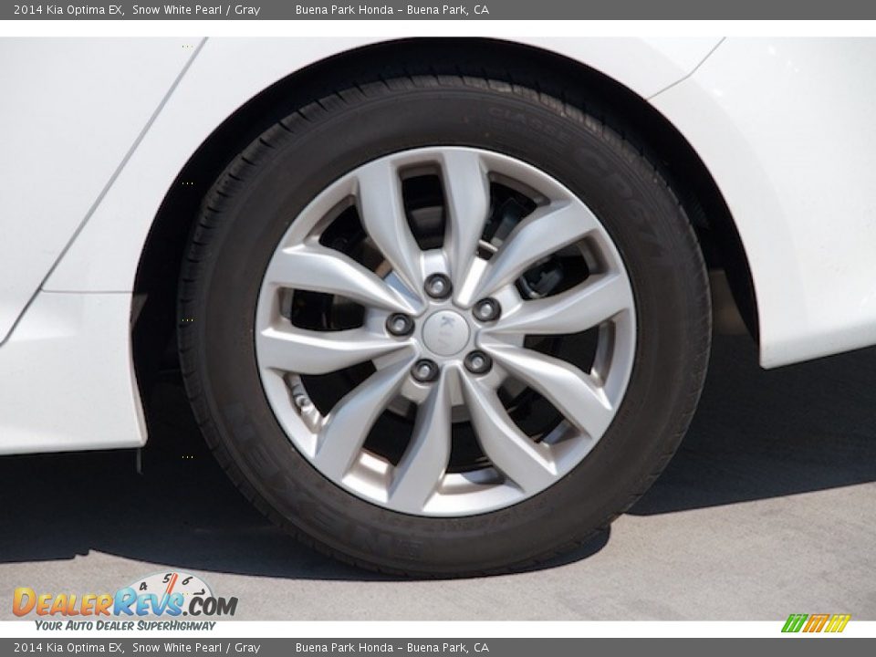 2014 Kia Optima EX Snow White Pearl / Gray Photo #29