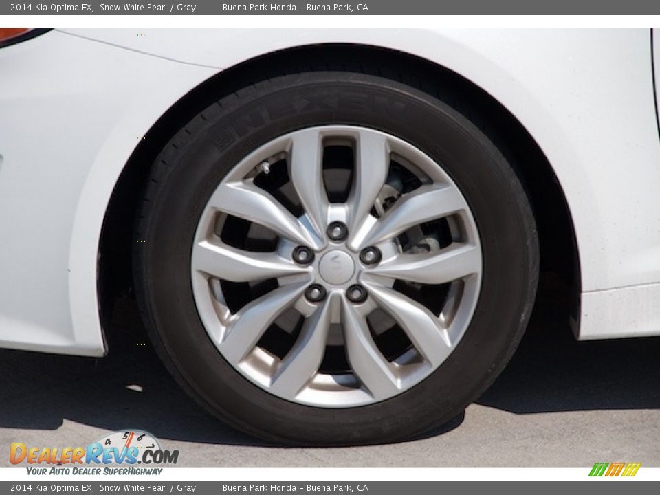 2014 Kia Optima EX Snow White Pearl / Gray Photo #30