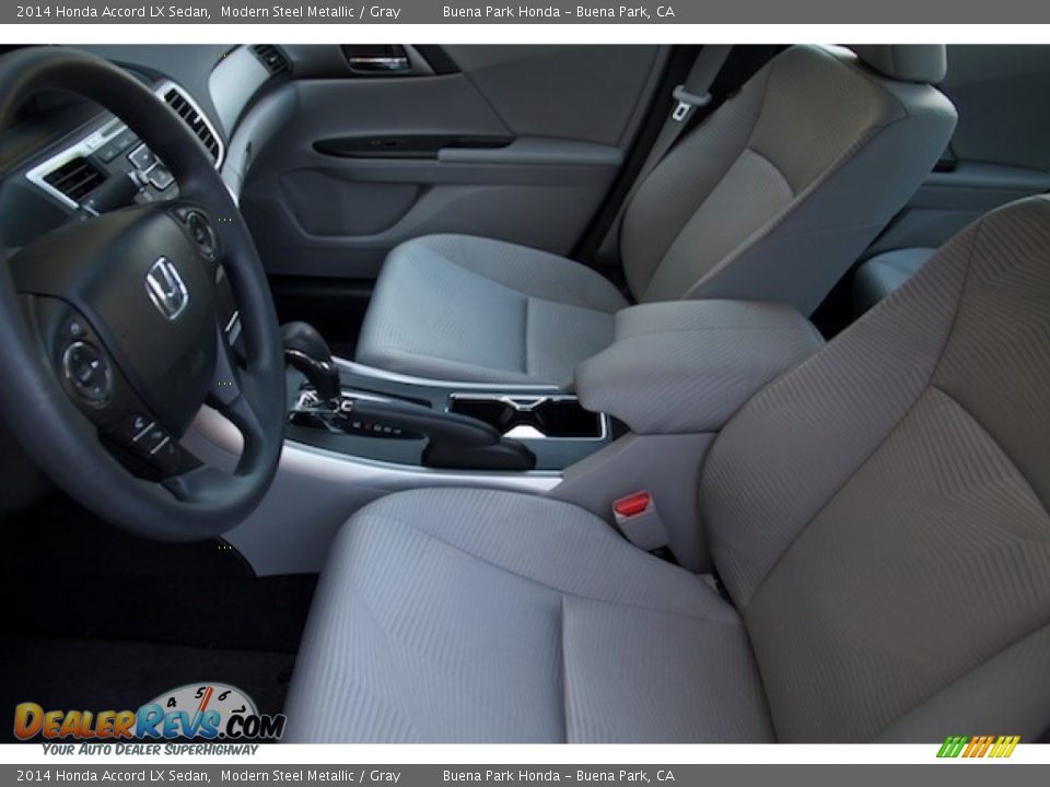 2014 Honda Accord LX Sedan Modern Steel Metallic / Gray Photo #3