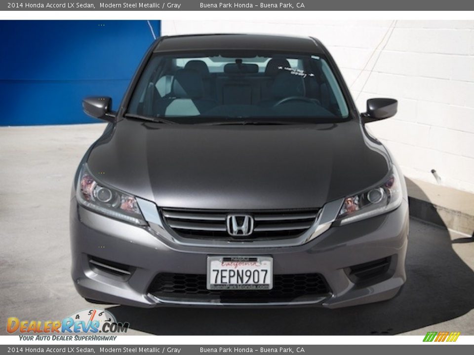 2014 Honda Accord LX Sedan Modern Steel Metallic / Gray Photo #7