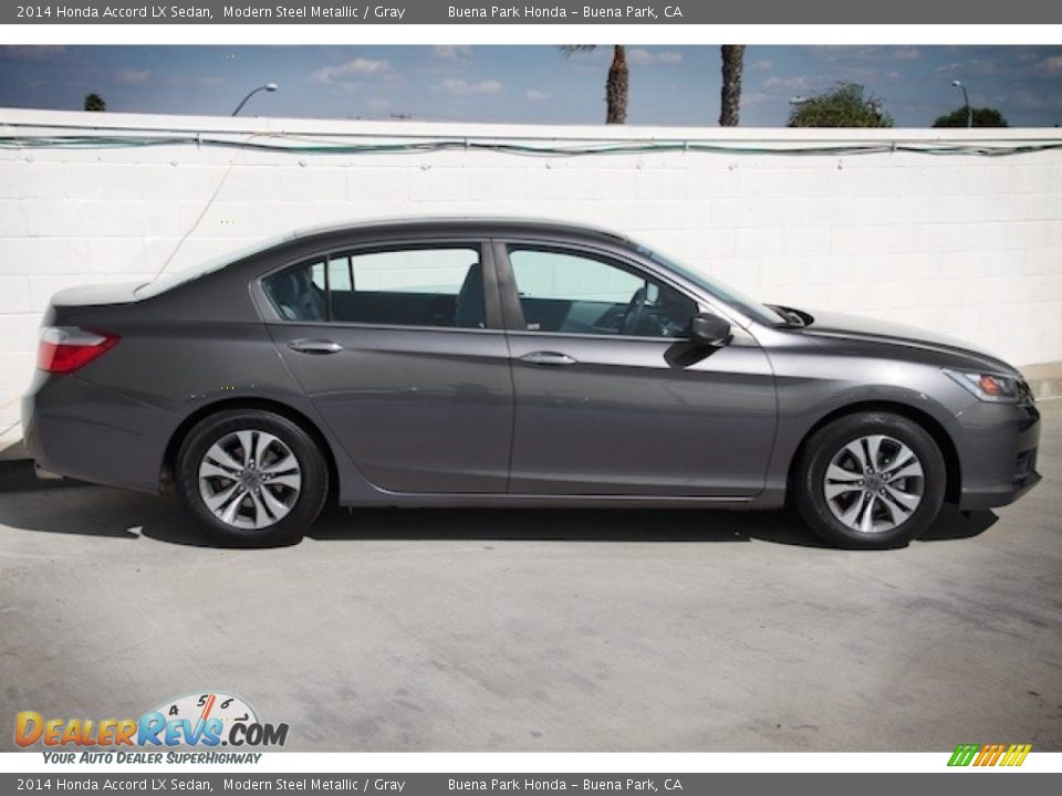 2014 Honda Accord LX Sedan Modern Steel Metallic / Gray Photo #8