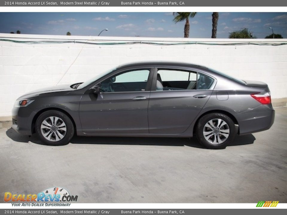 2014 Honda Accord LX Sedan Modern Steel Metallic / Gray Photo #10