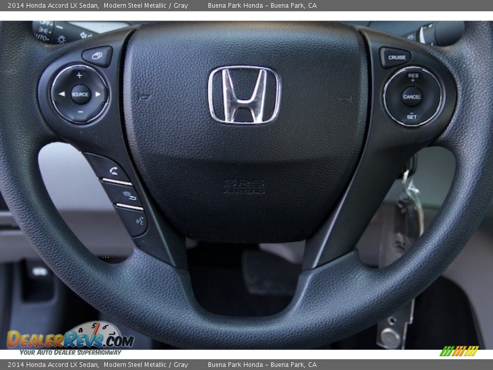 2014 Honda Accord LX Sedan Modern Steel Metallic / Gray Photo #11