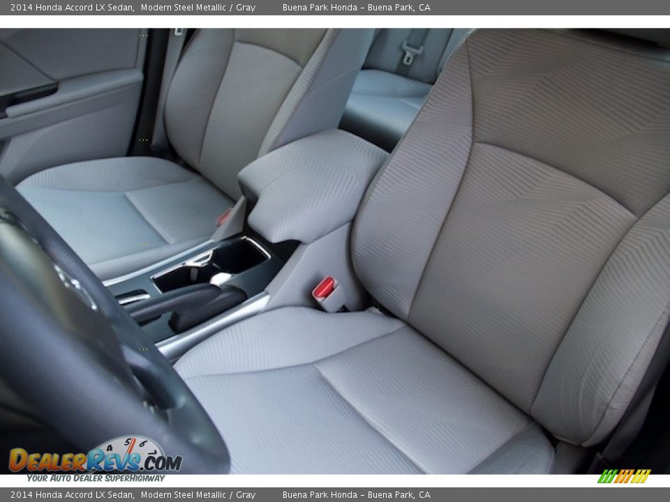 2014 Honda Accord LX Sedan Modern Steel Metallic / Gray Photo #12