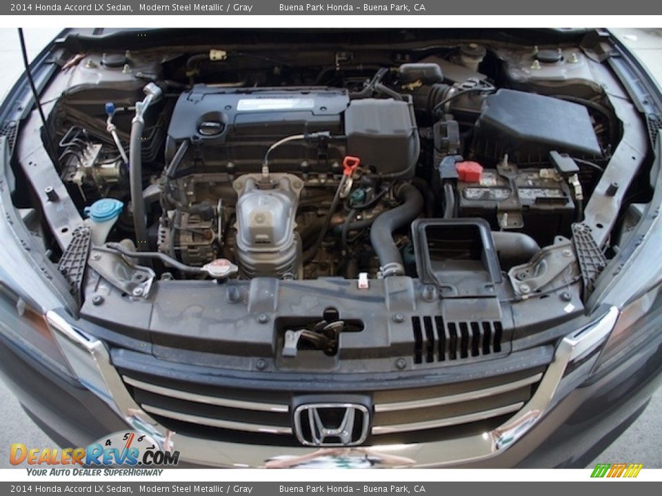 2014 Honda Accord LX Sedan Modern Steel Metallic / Gray Photo #25