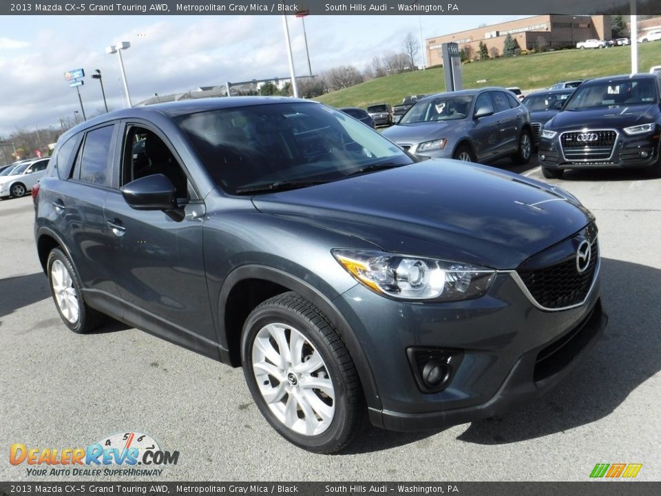 2013 Mazda CX-5 Grand Touring AWD Metropolitan Gray Mica / Black Photo #7