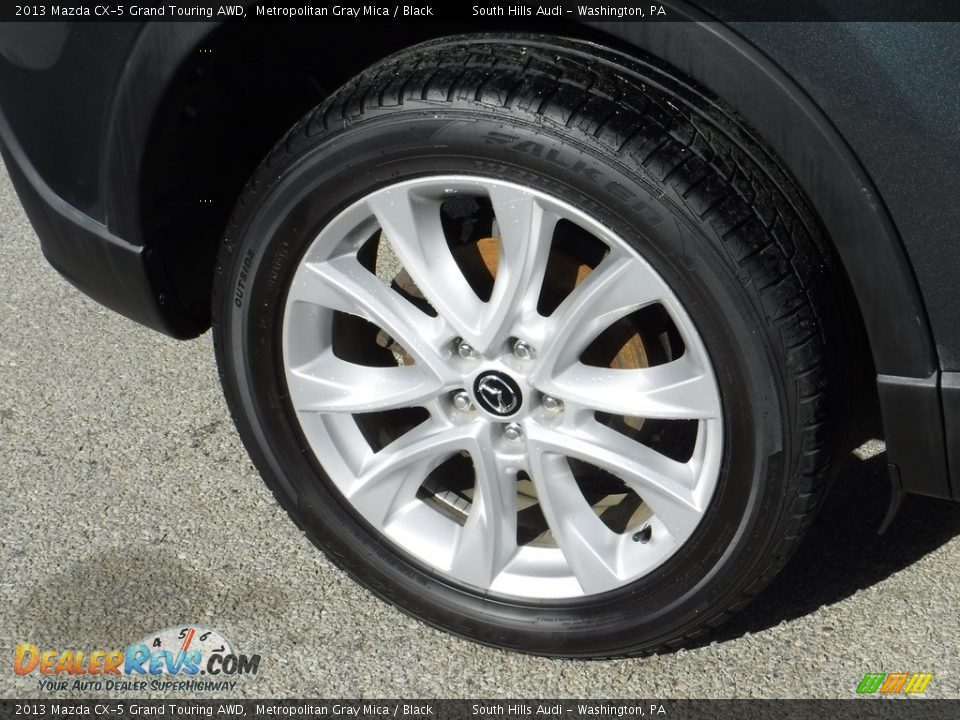 2013 Mazda CX-5 Grand Touring AWD Metropolitan Gray Mica / Black Photo #10