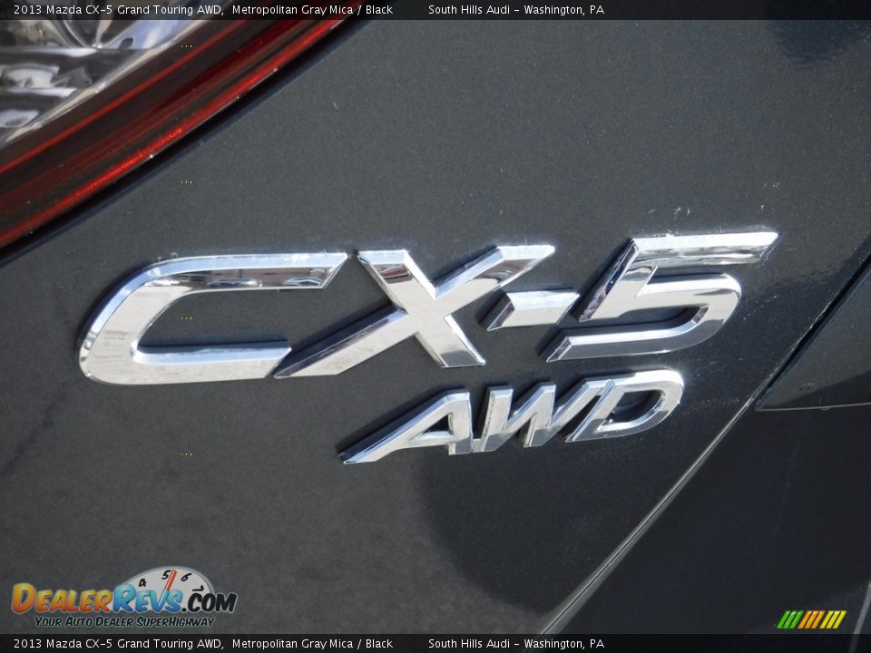 2013 Mazda CX-5 Grand Touring AWD Metropolitan Gray Mica / Black Photo #14