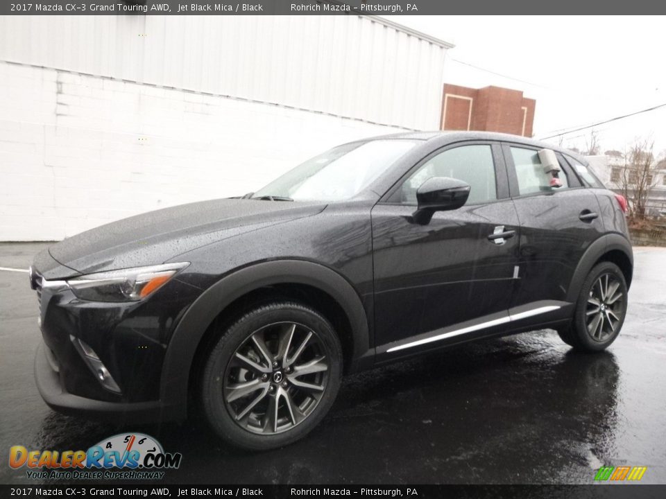 2017 Mazda CX-3 Grand Touring AWD Jet Black Mica / Black Photo #4