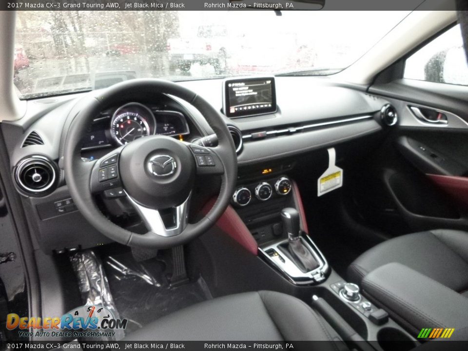 Black Interior - 2017 Mazda CX-3 Grand Touring AWD Photo #9