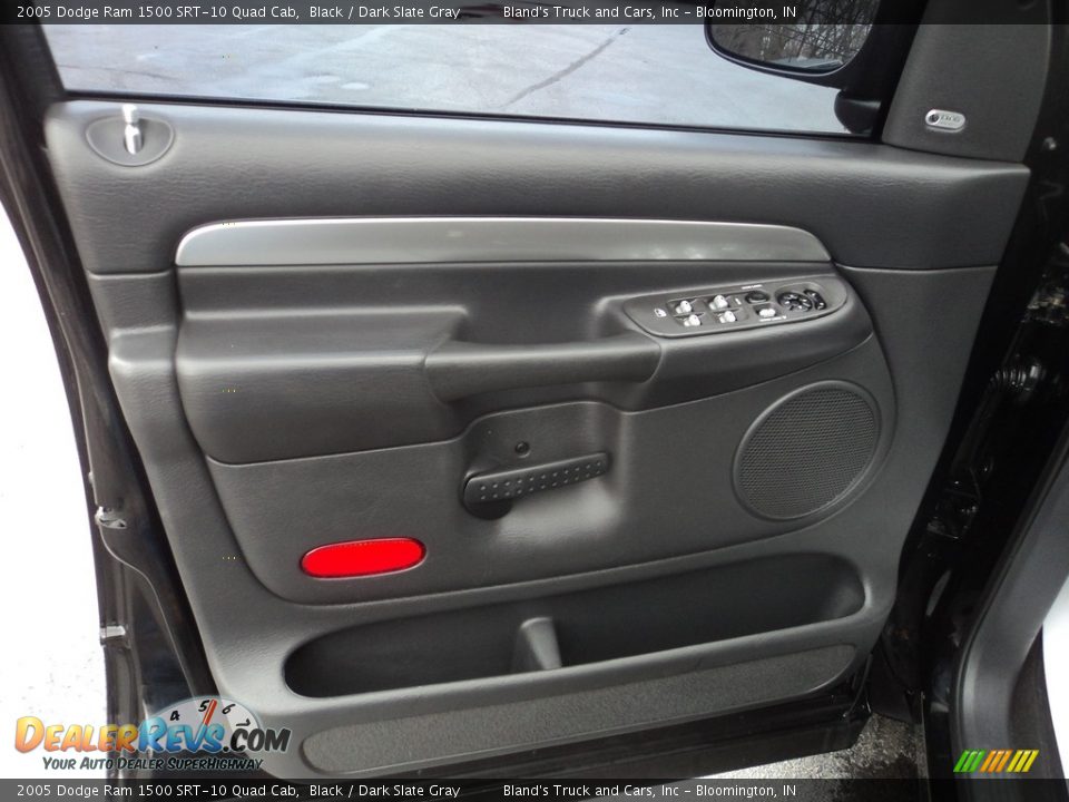 2005 Dodge Ram 1500 SRT-10 Quad Cab Black / Dark Slate Gray Photo #12