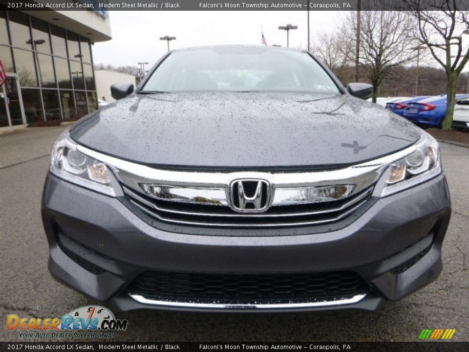 2017 Honda Accord LX Sedan Modern Steel Metallic / Black Photo #6