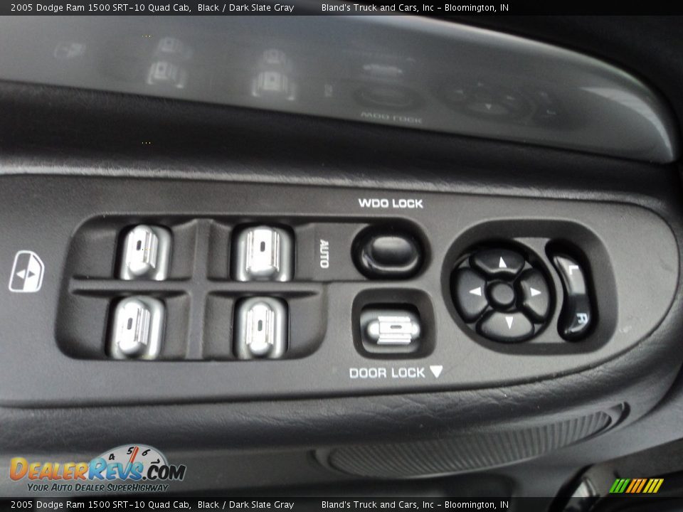 2005 Dodge Ram 1500 SRT-10 Quad Cab Black / Dark Slate Gray Photo #13