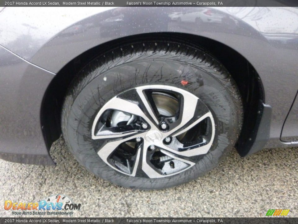 2017 Honda Accord LX Sedan Modern Steel Metallic / Black Photo #7