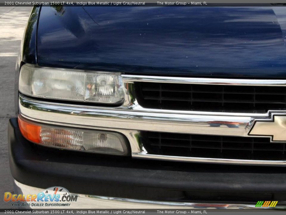 2001 Chevrolet Suburban 1500 LT 4x4 Indigo Blue Metallic / Light Gray/Neutral Photo #15