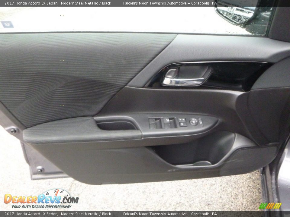 2017 Honda Accord LX Sedan Modern Steel Metallic / Black Photo #11
