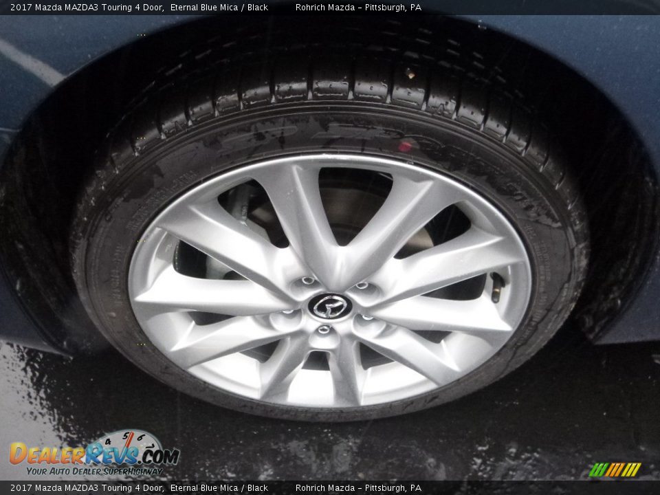 2017 Mazda MAZDA3 Touring 4 Door Eternal Blue Mica / Black Photo #5