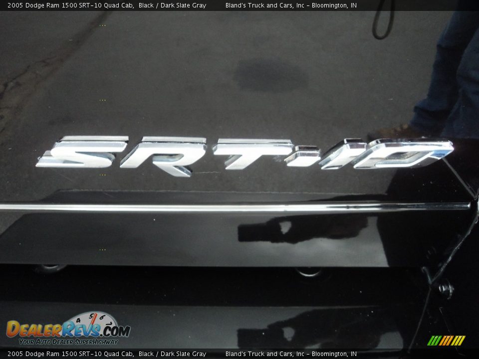 2005 Dodge Ram 1500 SRT-10 Quad Cab Black / Dark Slate Gray Photo #27
