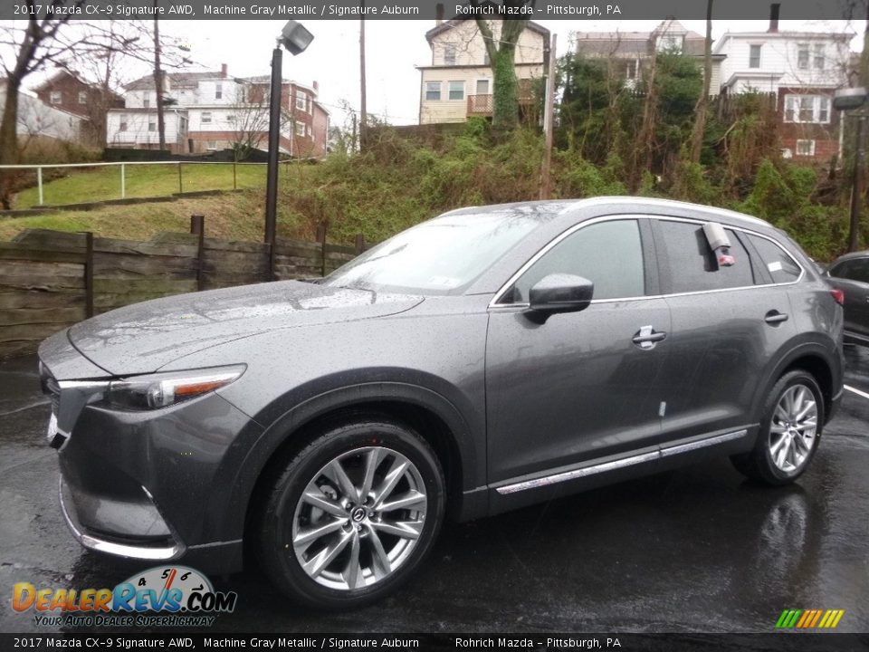 Front 3/4 View of 2017 Mazda CX-9 Signature AWD Photo #4