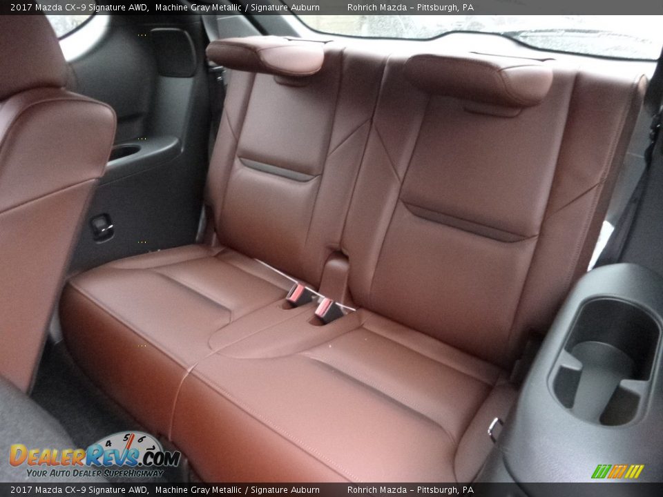 Rear Seat of 2017 Mazda CX-9 Signature AWD Photo #8