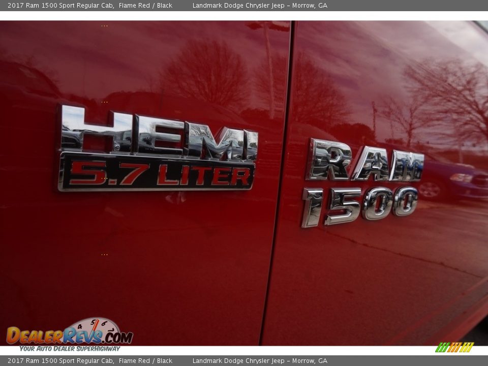 2017 Ram 1500 Sport Regular Cab Flame Red / Black Photo #6