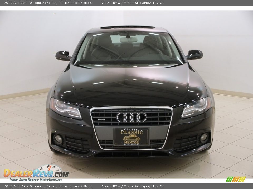 2010 Audi A4 2.0T quattro Sedan Brilliant Black / Black Photo #2