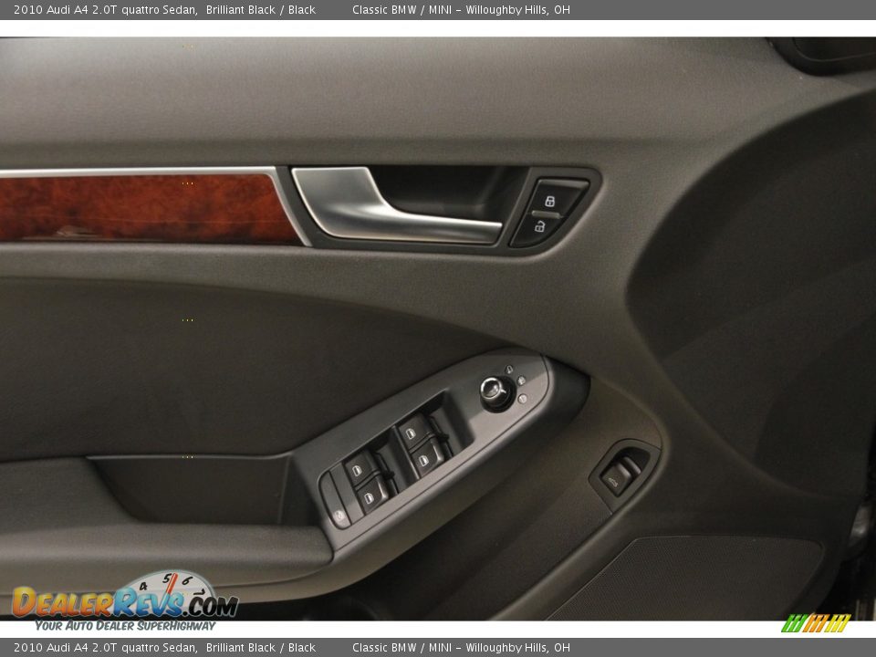 2010 Audi A4 2.0T quattro Sedan Brilliant Black / Black Photo #5