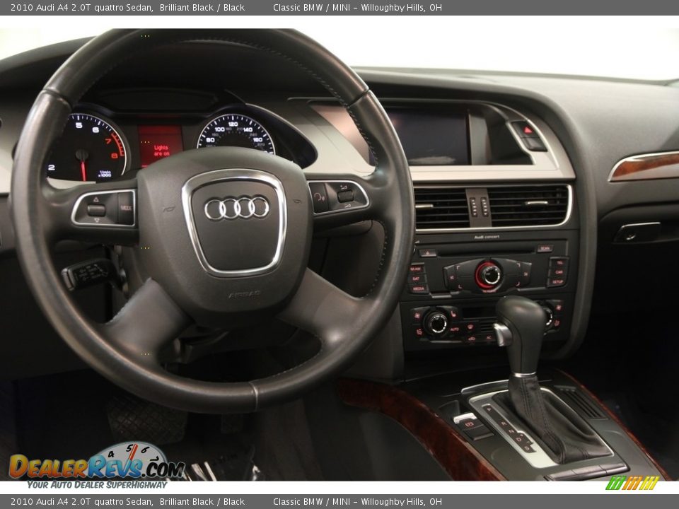 2010 Audi A4 2.0T quattro Sedan Brilliant Black / Black Photo #7