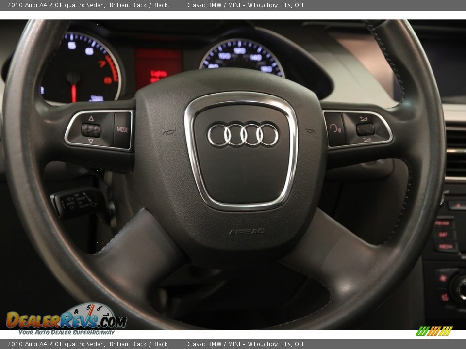 2010 Audi A4 2.0T quattro Sedan Brilliant Black / Black Photo #8