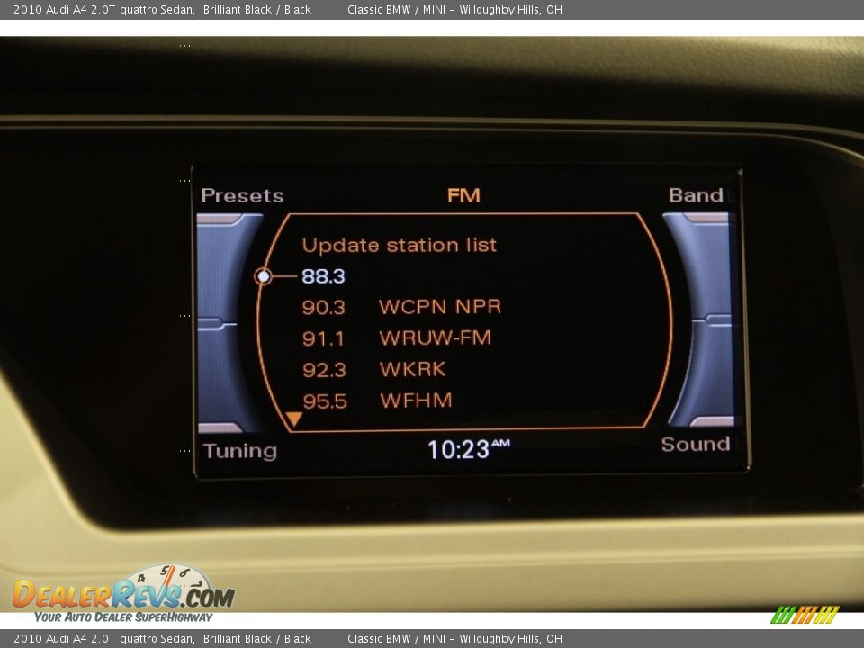 2010 Audi A4 2.0T quattro Sedan Brilliant Black / Black Photo #12