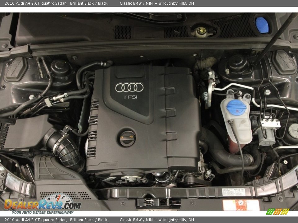 2010 Audi A4 2.0T quattro Sedan Brilliant Black / Black Photo #21