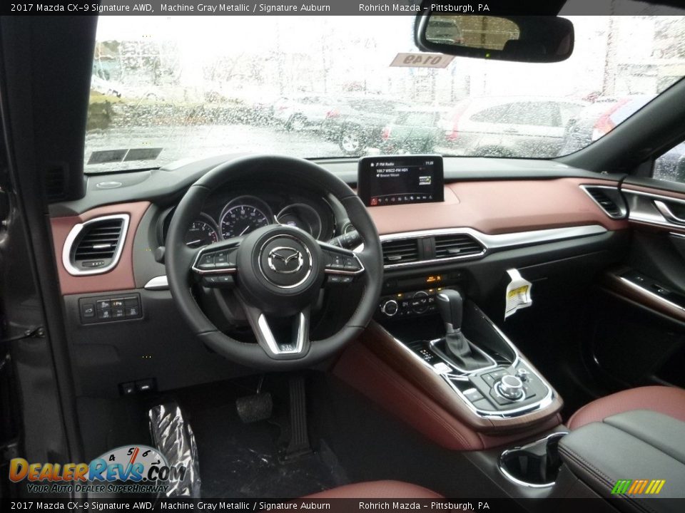 Signature Auburn Interior - 2017 Mazda CX-9 Signature AWD Photo #9