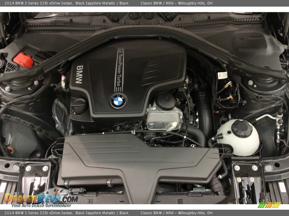 2014 BMW 3 Series 328i xDrive Sedan Black Sapphire Metallic / Black Photo #22