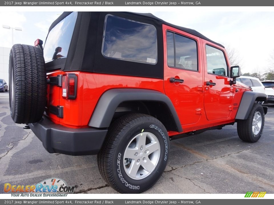 2017 Jeep Wrangler Unlimited Sport 4x4 Firecracker Red / Black Photo #3
