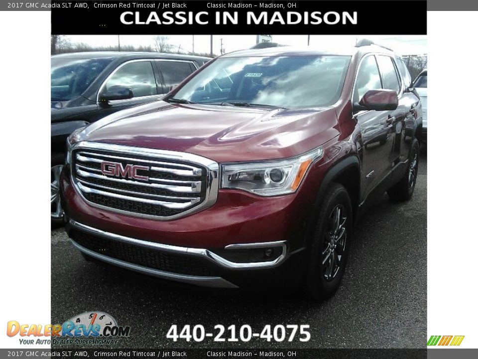 2017 GMC Acadia SLT AWD Crimson Red Tintcoat / Jet Black Photo #1